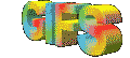 rotating text that says gif